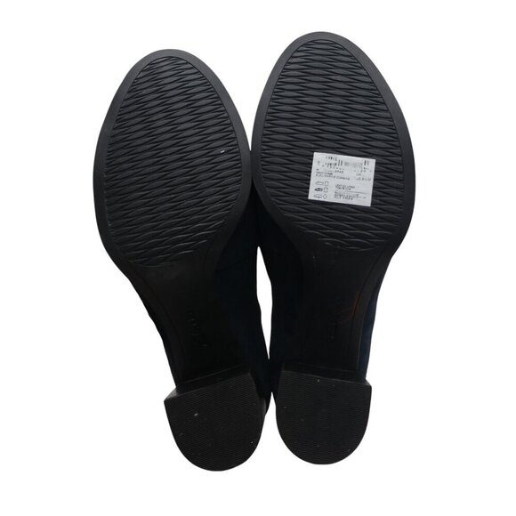 Clarks Tarah Brae Colorblock Suede Chunky Heel Pumps Womens 8.5 - Picture 10 of 14